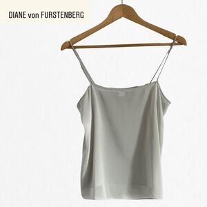 DIANE von FURSTENBERG Women’s Light Grey Camisole Size 4